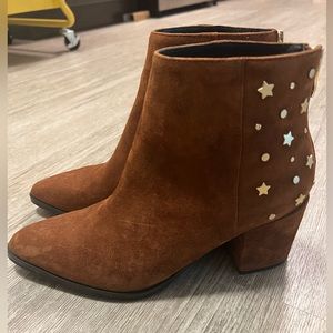 Bocage Paris Ankle Boots with Golden Stars